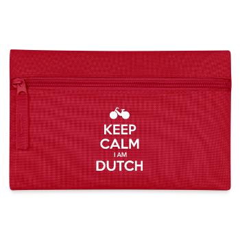 KEEP CALM I AM DUTCH Netherlands Niederlande - Pencil Case - red - Front