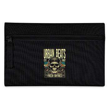 Retro Vintage Skull Urban Beat und frische Reime - Federtasche - Schwarz - Vorne