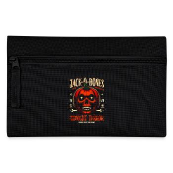 Jack-O-Bones Retro Skull Pumpkin Horror - Pencil Case - black - Front