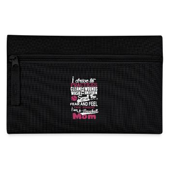 I Am A Baseball Mom - Pencil Case - black - Front