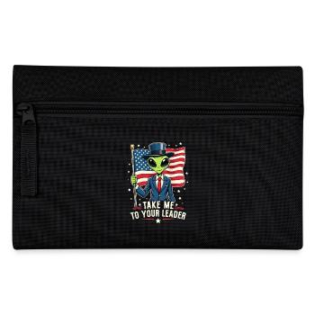 Bring mich zu Deinem Anführer USA Patriot Alien - Federtasche - Schwarz - Vorne