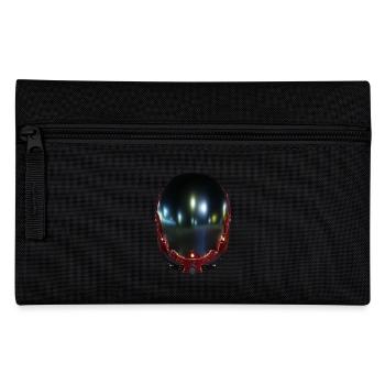 Astronaut Futuristischer Helm - Federtasche - Schwarz - Vorne