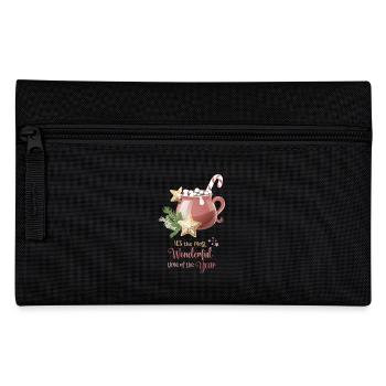 Hot Cacao, most wonderful time of the year - Pencil Case - black - Front