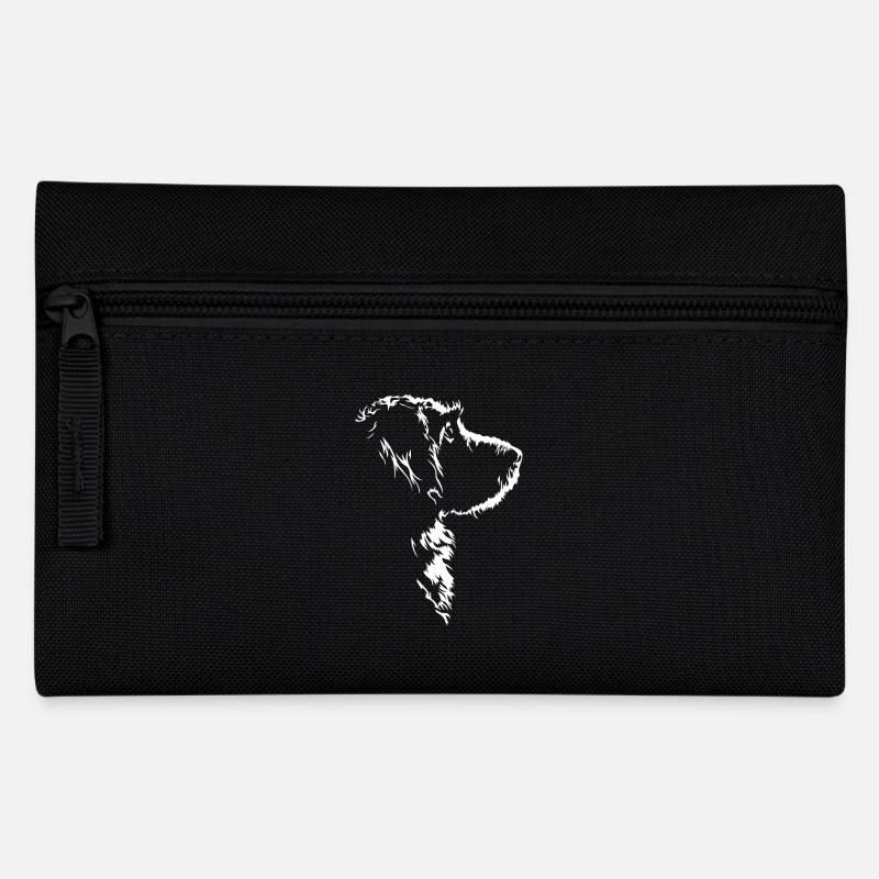 Goldendoodle Hunde Hund Silhouette Wilsigns - Federtasche - Schwarz