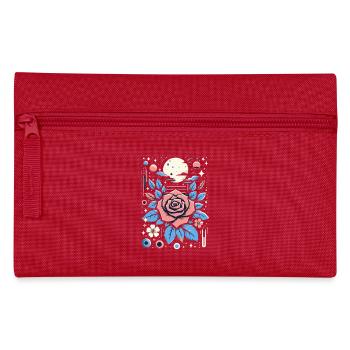 Kosmische Rose - Federtasche - Rot - Vorne