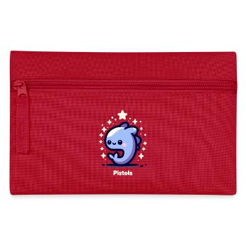 Blue Fairy Tale Creature - Pencil Case - red - Front