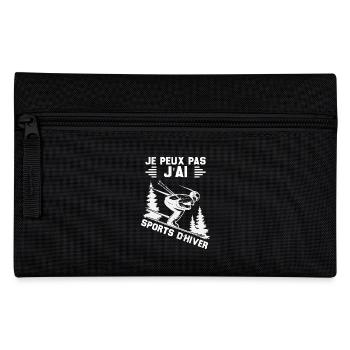 Je Peux Pas j'ai sports d'hiver - Trousse - noir - Devant