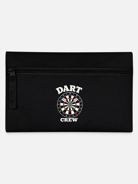 Darts Dart Crew Darter Dartmannschaft - Federtasche - Schwarz