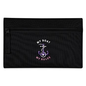 Mon bateau Mes règles Ancre et cordage - Trousse - noir - Devant