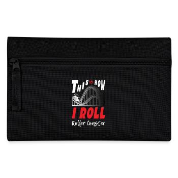 This is How I Roll Roller Coaster - Pencil Case - black - Front