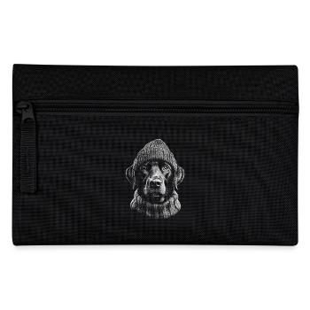 Labrador Hat Dog Dog Labbi Retriever - Pencil Case - black - Front
