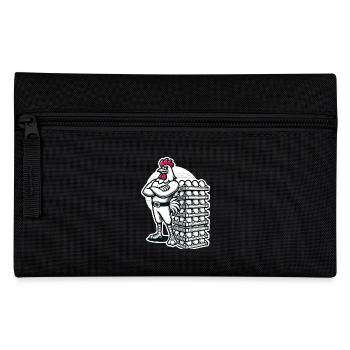 Funny Local Egg Dealer Chicken Design - Pencil Case - black - Front