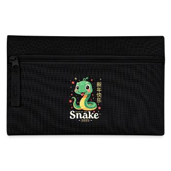 New Year's Eve Outfit - Snake 2025 - Pencil Case - black - Front
