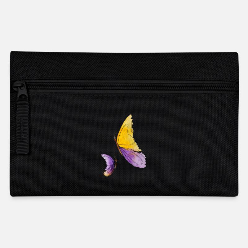 Butterfly - Pencil Case - black