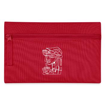 Espressionist - Espresso - Kaffee trinken - Federtasche - Rot - Vorne