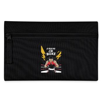 Je peux pas j'ai boxe - Trousse - noir - Devant