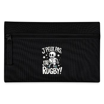 J' peux pas j'ai Rugby ! - Trousse - noir - Devant
