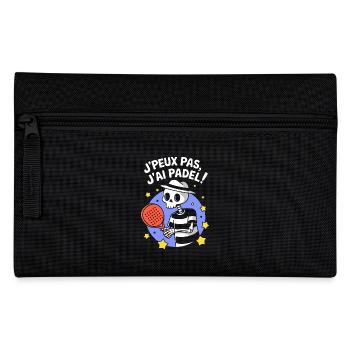 J' peux pas j'ai Padel ! - Trousse - noir - Devant