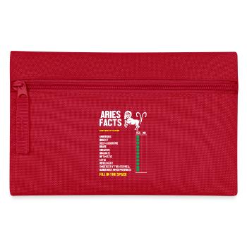 Zodiac sign Aries - Pencil Case - red - Front