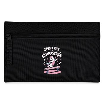 J'peux pas j'ai Gymnastique - Trousse - noir - Devant