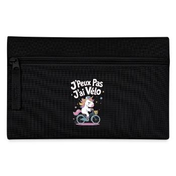 J'peux pas j'ai vélo - Trousse - noir - Devant