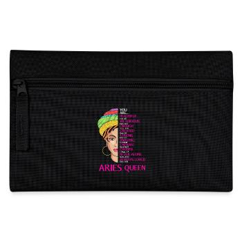 Sternzeichen Widder - Federtasche - Schwarz - Vorne