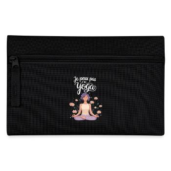 J'peux pas j'ai yoga - Trousse - noir - Devant