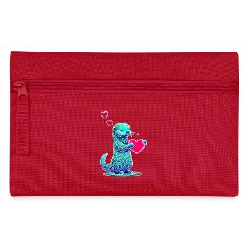Neon Otter - Federtasche - Rot - Vorne