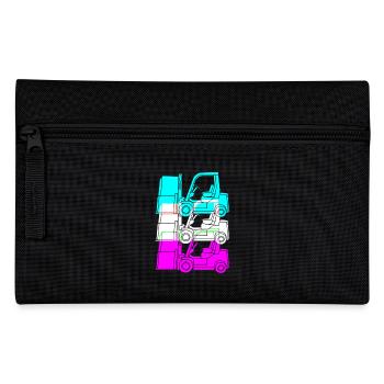Gabelstaplerfahrer - Federtasche - Schwarz - Vorne