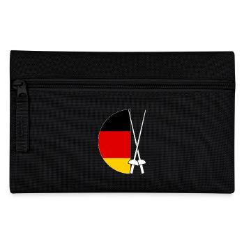 Fencing Germany Flag Fencing - Pencil Case - black - Front