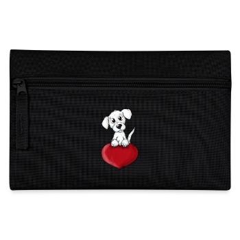 Dog Heart - Pencil Case - black - Front