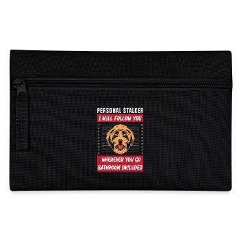 Chow Chow Dog - Pencil Case - black - Front