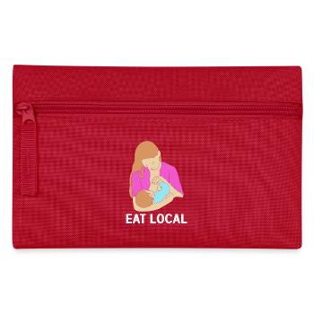 Crunchy Mom - Pencil Case - red - Front