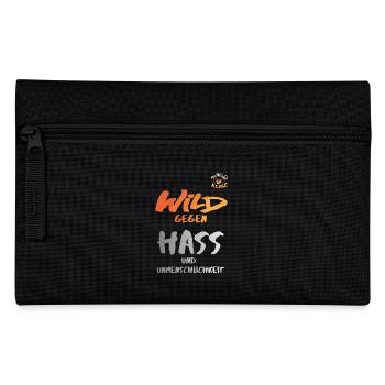 Die Wilden Kerle Wild Gegen Hass Statement Design - Federtasche - Schwarz - Vorne
