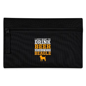 Papa Beagle - Trousse - noir - Devant