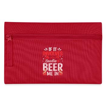 Kerzen Hobby Dekoration Wachs - Federtasche - Rot - Vorne