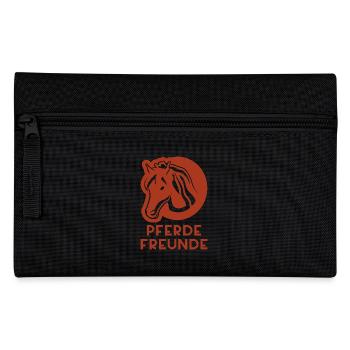 Ponyflüsterer Geschenk Pferd Pony Geschenkidee - Federtasche - Schwarz - Vorne
