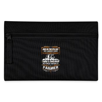 God Made A Farmer - Pencil Case - black - Front