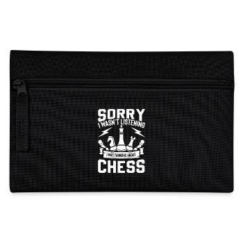 Schach - Federtasche - Schwarz - Vorne