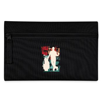 Golf Golf Golf Golfeurs Sports Hobby Club Vintage - Trousse - noir - Devant