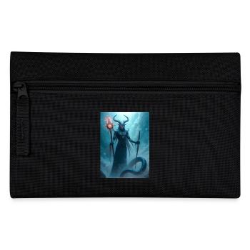 Veles, dieu slave des enfers avec serpent - Trousse - noir - Devant