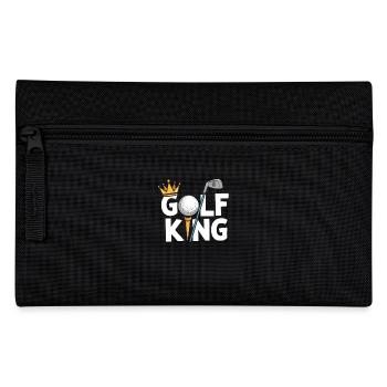 Funny Golfing Player Fathers Day Golf Lover Boys - Pencil Case - black - Front