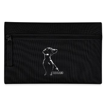 Teckel Silhouette Chien Chien Wilsigns - Trousse - noir - Devant
