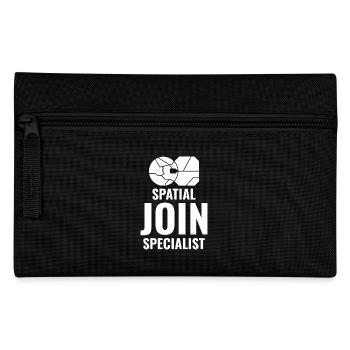 Spatial Join GIS Data Analyst Mapping Expert - Pencil Case - black - Front
