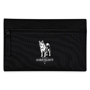 Alaskan Malamute Dad Hunde Hund Wilsigns - Federtasche - Schwarz - Vorne