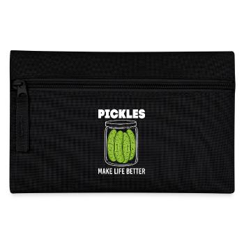 Concombre Cornichon de concombre - Trousse - noir - Devant