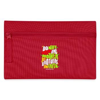 Ne vous haïssez pas les uns les autres Citation de la foi - Trousse - rouge - Devant