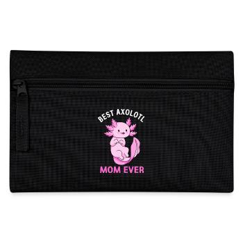 Axolotl Mom Mom - Pencil Case - black - Front