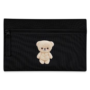 Fluffy Bear T-shirt – Kawaii and Cozy Style - Pencil Case - black - Front