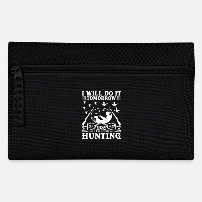 I will do it tomorrow today hunting - Federtasche - Schwarz
